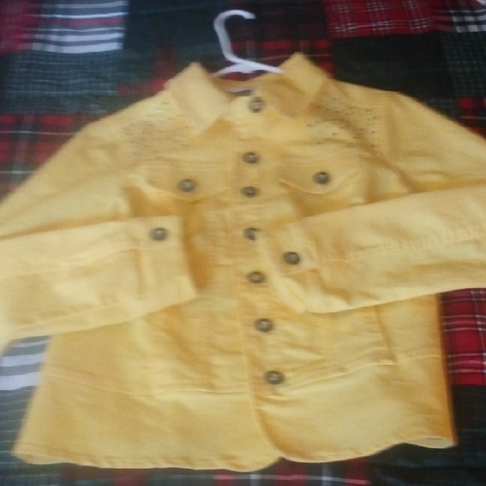 Christopher & Banks Sunny Yellow Jacket